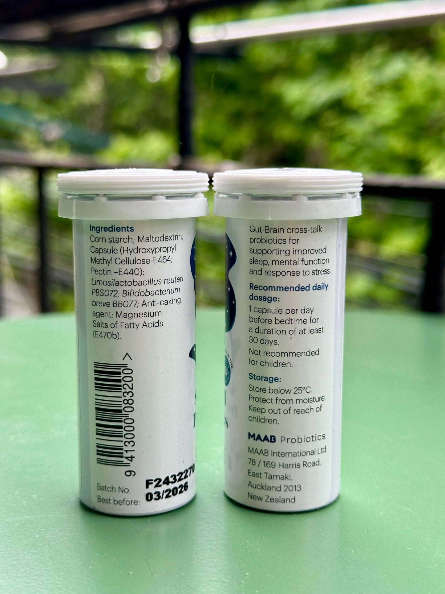 MAAB SleepWell probiotic capsules （30 in a tube)