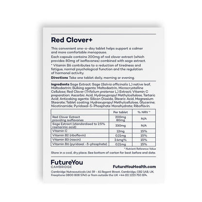 Red Clover Plus - menopause natural support 28 tablets - MAAB New Zealand